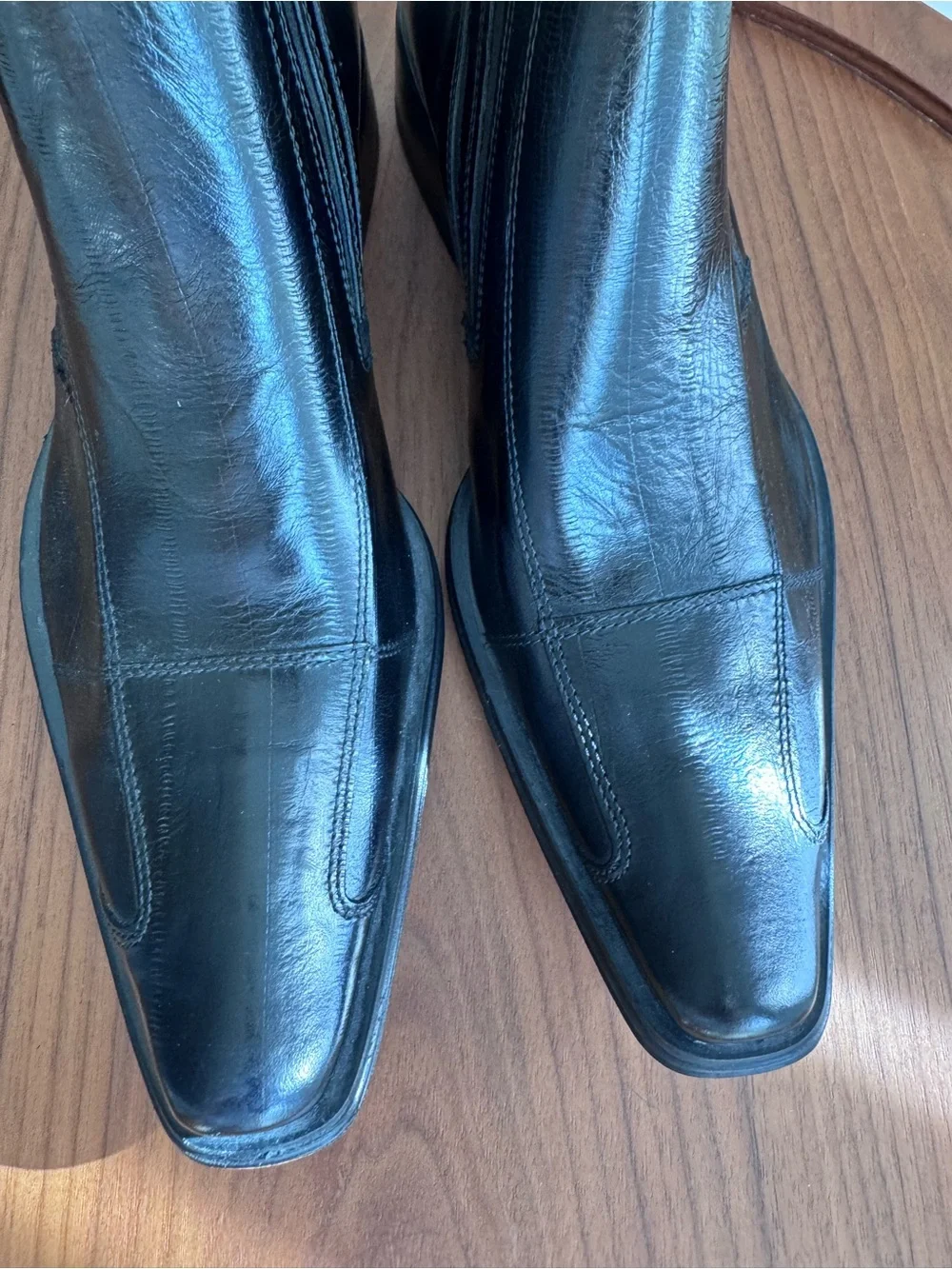 🇮🇹 Vintage BATA Men’s Leather Ankle Boots — Made in Italy — NEW / NEVER WORN